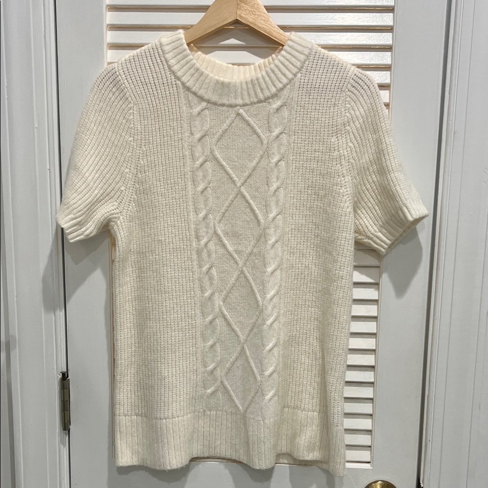 Torrid Cream Cable Knit Sweater